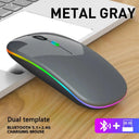 Wireless RGB Gaming Mouse - Silent Ergonomic Rechargeable