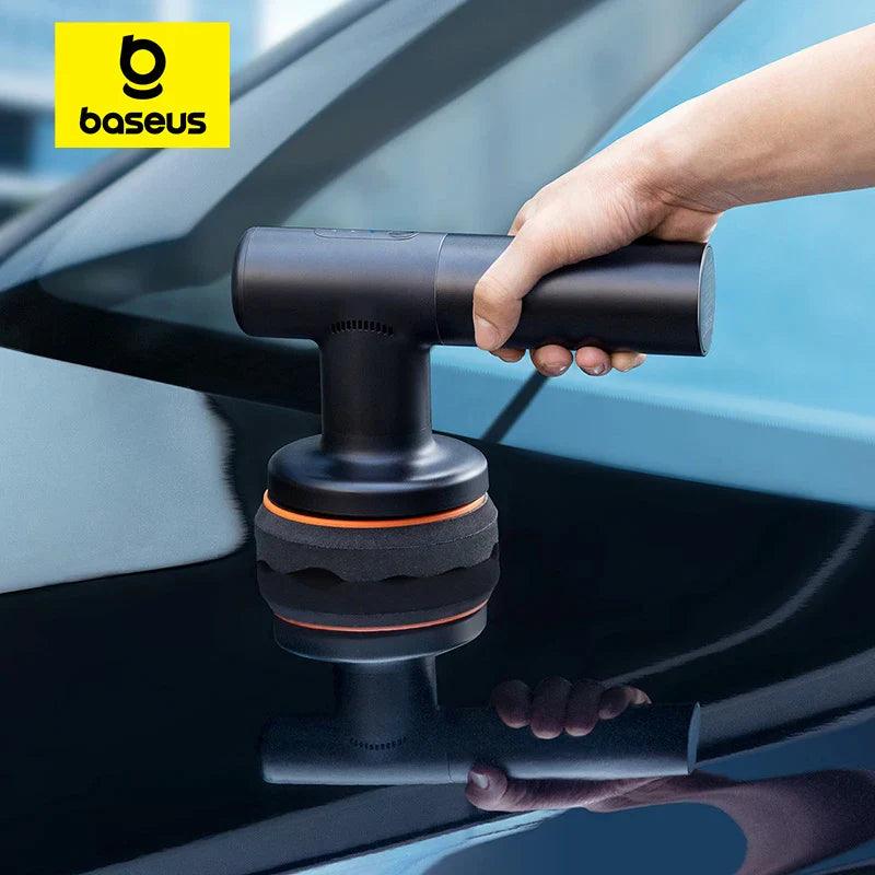 Baseus Cordless Car Polisher Machine with Adjustable Speed & Polishing Pads  ourlum.com   