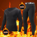 Men's 2-Piece Thermal Long Sleeve Athletic Set for Fall