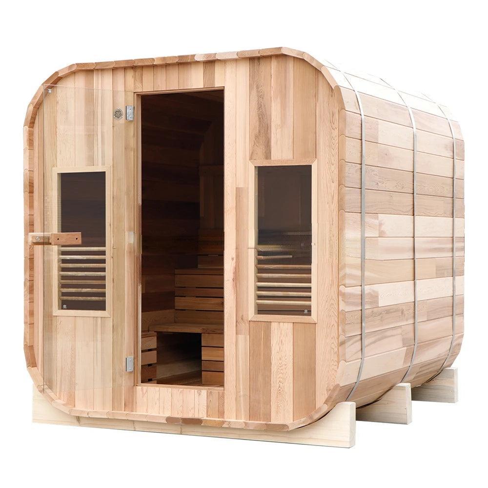 Ultimate Outdoor Barrel Sauna with Red Cedar Wood Experience  ourlum.com Default Title  