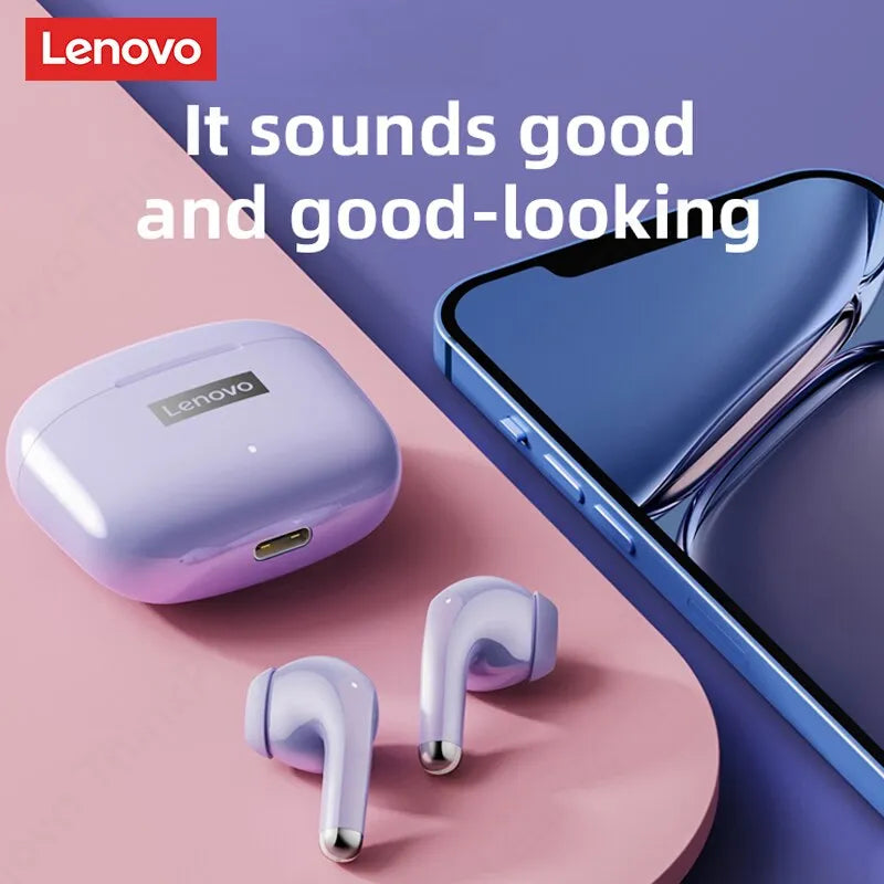 Lenovo LP40 Pro: Wireless Sports Headphones with Bluetooth Tech  ourlum.com   