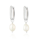 Elegant Silver Pearl Earrings: Timeless Luxury Accessory