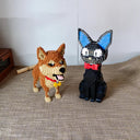 Squirrel Shiba Inu Black Cat Pet Style Building Blocks Toy Kit  ourlum.com   