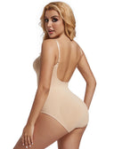 Seamless Backless Bodysuit Shapewear for Women with Open Crotch & Tummy Control