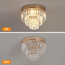 Crystal K9 Led Ceiling Lamp Modern Pendant Light Home Deco