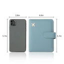 Passport Cover: Stylish PU Leather Protector with Card Slot