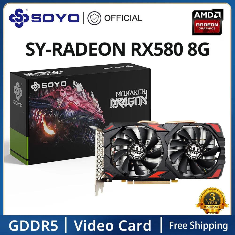 SOYO Radeon RX580 Graphics Card: Immersive VR & Gaming Experience  ourlum.com   