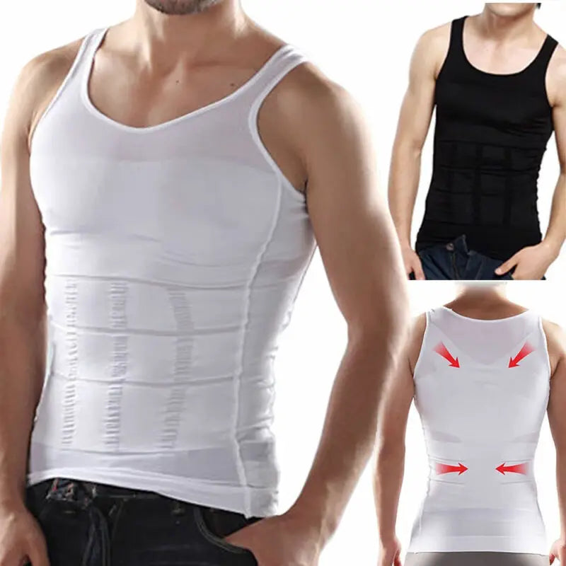 Men's Slimming Corset Vest - Fitness Body Shaper & Waist Trainer for Tummy Control