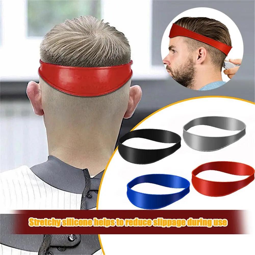 DIY Home Hair Trimming Home Haircuts Curved Headband Silicone Neckline Shaving Template and Hair Cutting Guide Hair Styling Tool  ourlum.com   