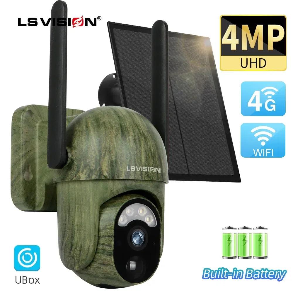 LS VISION Solar Wildlife Surveillance Camera: Ultimate Outdoor Protection  ourlum.com   