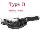 Hair Scalp Massage Comb Bristle Nylon Hairbrush Wet Curly Detangle  Anti-Static Hair Brush Professional Salon Hairdressing Style  ourlum.com   