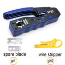 YPAY RJ45 Crimper: Premium Ethernet Cable Tool  ourlum.com SET A United State 