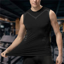 Men's Ice Silk Compression Shaping Vest Slimming Tank Top