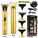 LCD Hair Clippers Professional Hair Cutting Machine T9 Deluxe