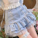 Kawaii Mini Skirt Elegant Lolita Lace Designer for Summer