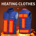 9 Areas Heated Vest Jacket USB Men Winter Hunting Jacket