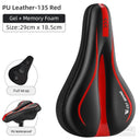 Gel Memory Foam Waterproof Bike Seat Cover for Comfort