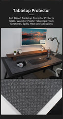 Large Size Wool Felt Mouse Pad Office Desk Protector Mat