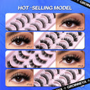 3D Fluffy Wispy False Eyelashes for a Natural, Glamorous Look - Cruelty-Free & Easy to Apply