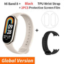 Mi Band 8: Smart Fitness Tracker with Advanced Health Monitoring  ourlum.com Gold N Black Strap CHINA 