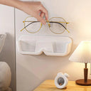 Wall-Mounted Glass Sunglasses Organizer Cabinet for Storage