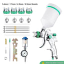 1.4/1.7/2.0/2.5mm 600ml HVLP Spray Gun With Regulator Tool