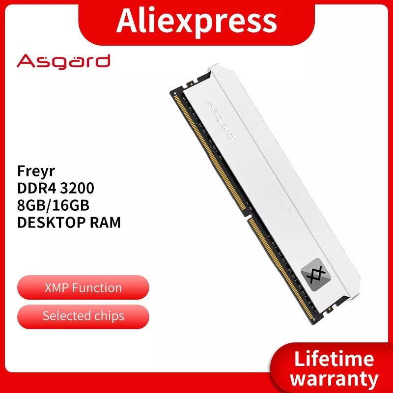 Asgard Freyr T3 Series DDR4 RAM Module: Enhanced Desktop Performance  ourlum.com DDDR4 8GB 3200MHz  