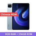 New  Mi Pad 6 Pro Snapdragon 8+ Gen 1 Tablet 6 Pro 144Hz 2.8K Display 8600mAh Battery 67W Fast Charging 50MP Camera  ourlum.com 8GB 256GB Blue Add Silicone Case CHINA