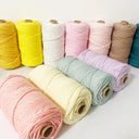 Cotton Macrame Cord Rope Twine String Crafts DIY Bohemia Wedding Decor  ourlum.com   