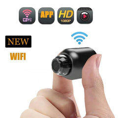 1080P HD Mini WiFi Security Camera with Night Vision and Audio for Home Monitoring