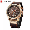 CURREN Men's Chronograph Watch: Stylish Quartz Timepiece for Modern Man  ourlum.com   