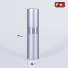 Aluminum Travel Perfume Spray Atomizer: Refillable Mini Bottle