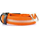 Illuminated Dog Collars: Enhanced Pet Safety & Visibility Solution  ourlum.com Orange battery XS neck 28-40cm 