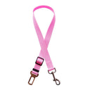 Dog Car Safety Harness: Adjustable Reflective Nylon Seatbelt for Pet Travel  ourlum.com pink (no elastic)  