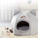 Winter Cat Bed: Luxurious Semi-Enclosed Feline Sanctuary