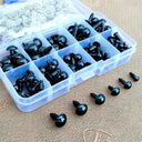 Black Plastic Safety Eyes Set for Amigurumi Crafts and Toys  ourlum.com   