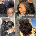 Natural 4C Curly Full Lace Front Wig with Pre-Plucked Hairline