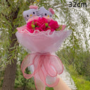 Hello Kitty Plush & Rose Soap Bouquet Adorable Gift