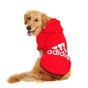 Winter Dog Hoodies: Fleece Sweatshirt for Small, Medium, Large Dogs  ourlum.com Red L 3.5KG-5KG 