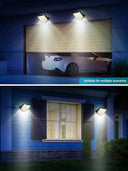 Solar-Powered LED Floodlight Outdoor Lighting Solution Remote Control