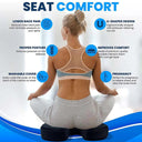 Cooling Gel Memory Foam Seat Cushion for Back Pain Relief