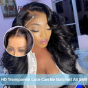 Luxurious Brazilian Remy Body Wave HD Lace Front Wig