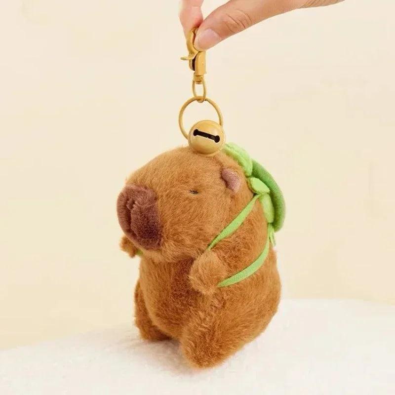 Capybara Plush Keychain: Trendy Cute Animal Bag Charm for Keyring Kawaii Doll Gift  ourlum.com   