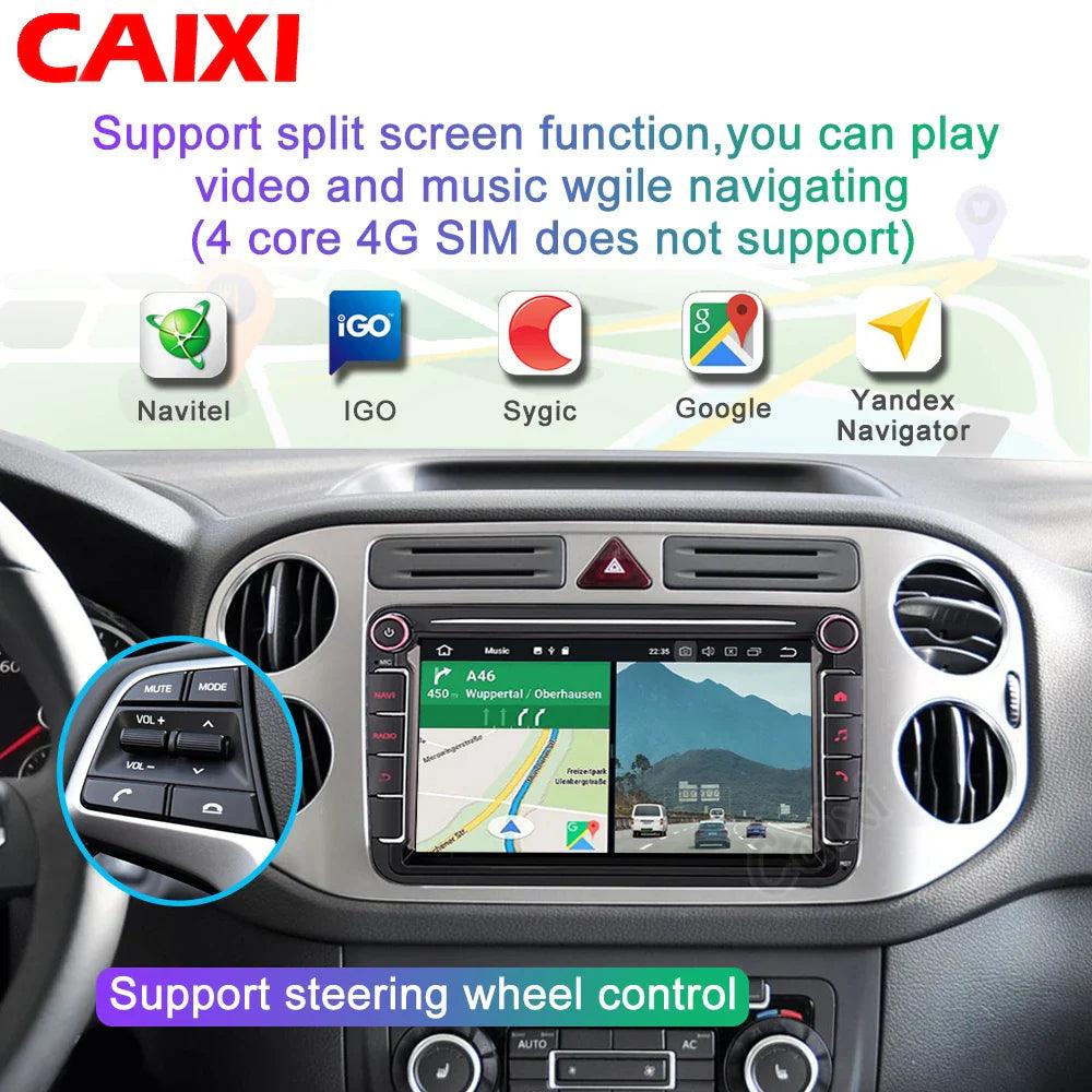 CAIXI Car Multimedia Player: Advanced GPS & Smartphone Integration  ourlum.com   