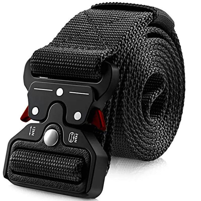 Tactical Survival Belt for Outdoor Adventure in Marine Corps Canvas  ourlum.com   