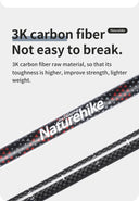 Naturehike Trekking Poles 2pcs Carbon Fiber Collapsible Sticks