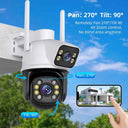 Outdoor Security Camera: 4K AI Tracking Surveillance Cam  ourlum.com   