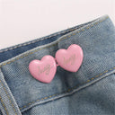 Waist Tightening Bowknot Button Adjusters Set for Pants and Skirts - Stylish and Convenient  ourlum.com love-pink  