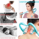 Neck Massager Handheld Shoulder Aids With Ball Shiatsu Deep Muscle Relaxation Massage Pain Relief  ourlum.com   