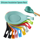 Heat Resistant Silicone Spoon Rest and Kitchen Utensil Organizer